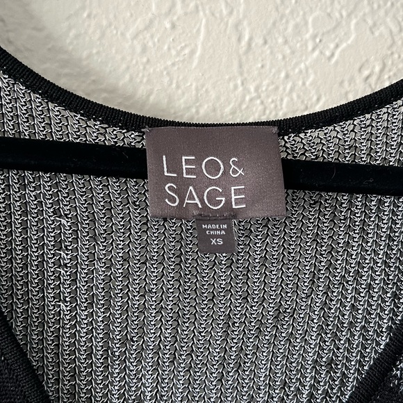 Anthro LEO & SAGE Mesh Sheer Inlay Knit Tank - Picture 5 of 7